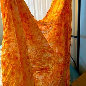 Hand dyed batik cotton fabric from Africa